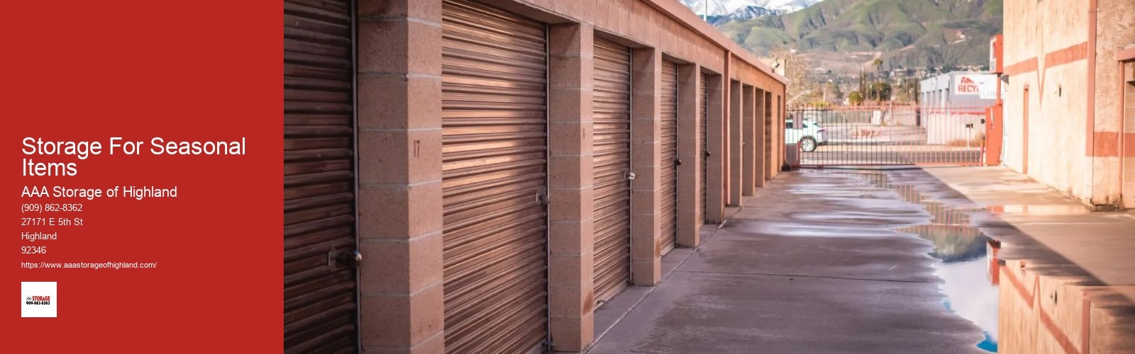 Storage For Seasonal Items